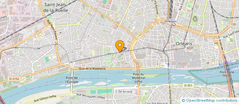 localisation de l'entreprise AUBERGE AUTONOME JEUNESSE à ORLEANS