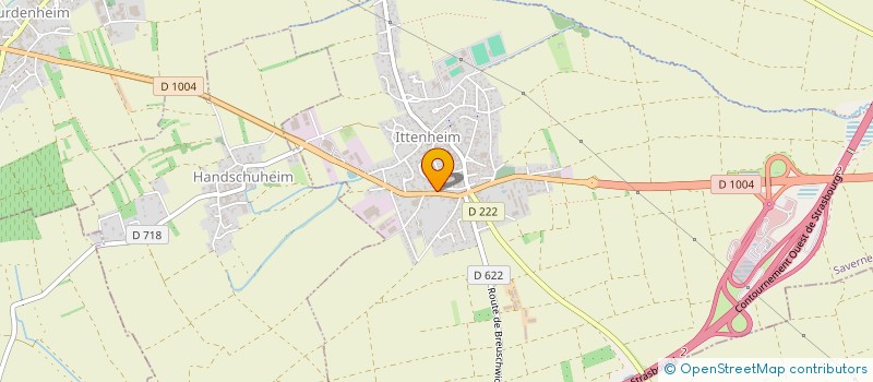 localisation de l'entreprise AUBERGE D'ITTENHEIM  ITTENHEIM