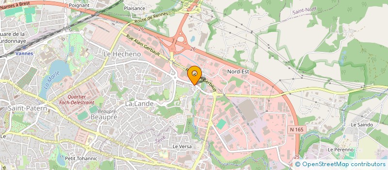 localisation de l'entreprise AUBERGE DE BOHALGO à VANNES
