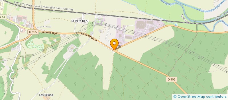 localisation de l'entreprise AUBERGE DE BOURGOGNE à TONNERRE