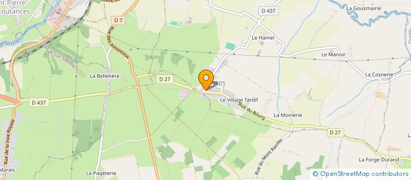 localisation de l'entreprise AUBERGE DE BROTHELANDE  NICORPS