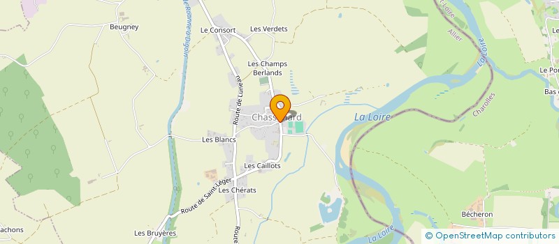 localisation de l'entreprise AUBERGE DE CHASSENARD  CHASSENARD