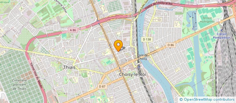 localisation de l'entreprise AUBERGE DE CHINE  CHOISY-LE-ROI