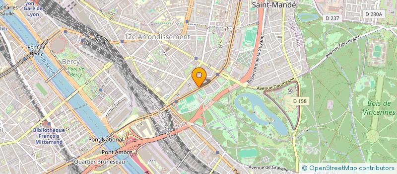 localisation de l'entreprise AUBERGE DE DJERBA  PARIS