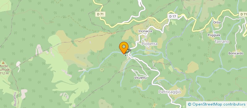 localisation de l'entreprise AUBERGE DE L'ALISGIANI à ORTALE
