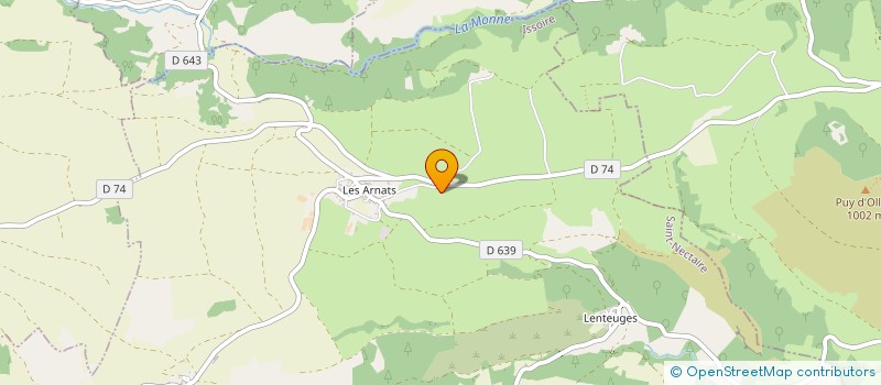 localisation de l'entreprise AUBERGE DE L'ANE  SAINT-NECTAIRE