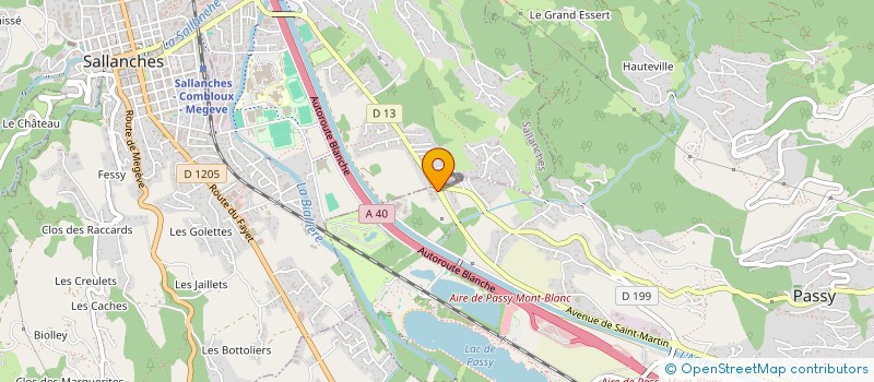 localisation de l'entreprise AUBERGE DE L'ORANGERIE  PASSY