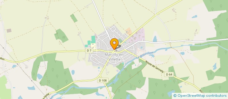 localisation de l'entreprise AUBERGE DE LA CROIX BLANCHE à MARCILLY-EN-VILLETTE