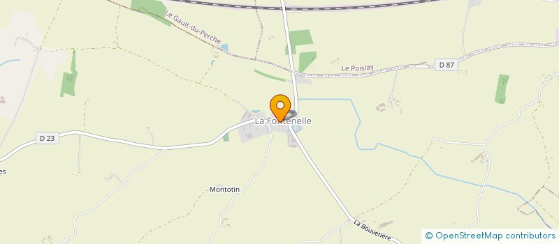 localisation de l'entreprise AUBERGE DE LA FONTENELLE  LA FONTENELLE