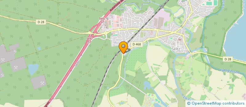 localisation de l'entreprise AUBERGE DE LA FORET  SELTZ