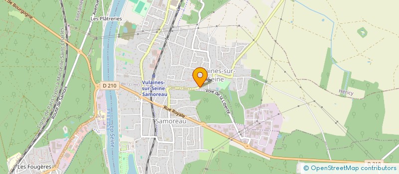 localisation de l'entreprise AUBERGE DE LA FORET  VULAINES-SUR-SEINE