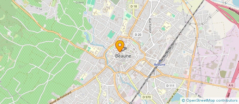 localisation de l'entreprise AUBERGE DE LA GRANDE VADROUILLE à BEAUNE