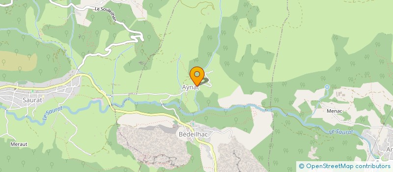 localisation de l'entreprise AUBERGE DE LA GROTTE à BEDEILHAC-ET-AYNAT