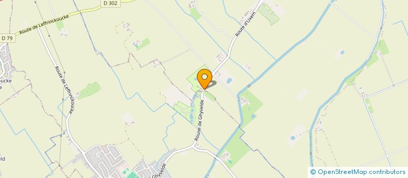 localisation de l'entreprise AUBERGE DE LA HOOGHE MOOTE SARL  GHYVELDE