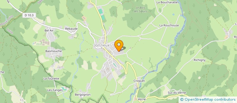 localisation de l'entreprise AUBERGE DE LA JASSERIE à LE BESSAT
