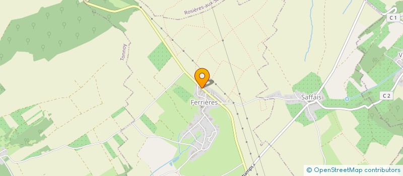 localisation de l'entreprise AUBERGE DE LA MIRABELLE  FERRIERES