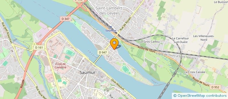 localisation de l'entreprise AUBERGE DE LA REINE DE SICILE à SAUMUR