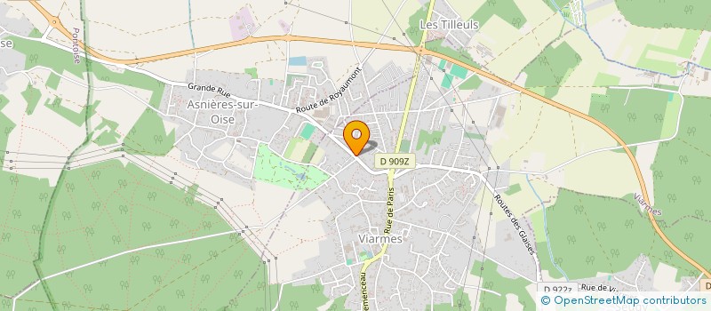 localisation de l'entreprise AUBERGE DE LA RENAISSANCE  VIARMES