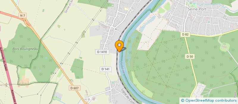 localisation de l'entreprise AUBERGE DE LA TOUR DE NESLES  SAINT-FARGEAU-PONTHIERRY