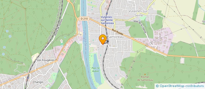 localisation de l'entreprise AUBERGE DE LA TREILLE à SAMOREAU