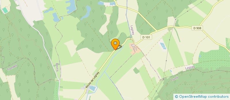 localisation de l'entreprise AUBERGE DE LA TUILERIE  TRONDES