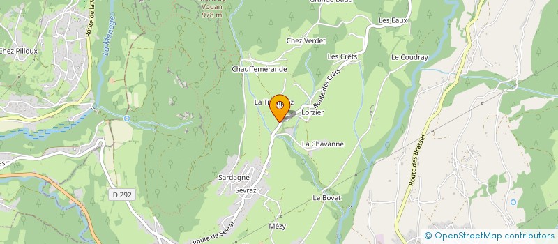 localisation de l'entreprise AUBERGE DE MIJOUET à FILLINGES