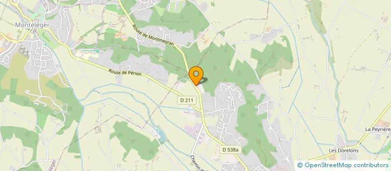 localisation de l'entreprise AUBERGE DE MONTALIVET  MONTMEYRAN