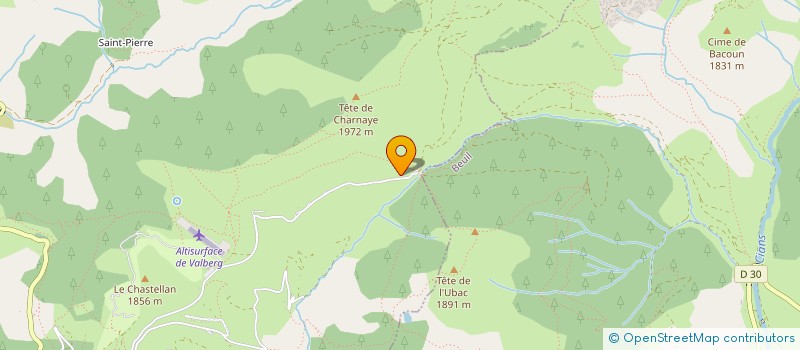 localisation de l'entreprise AUBERGE DE PELENS à ALLOS