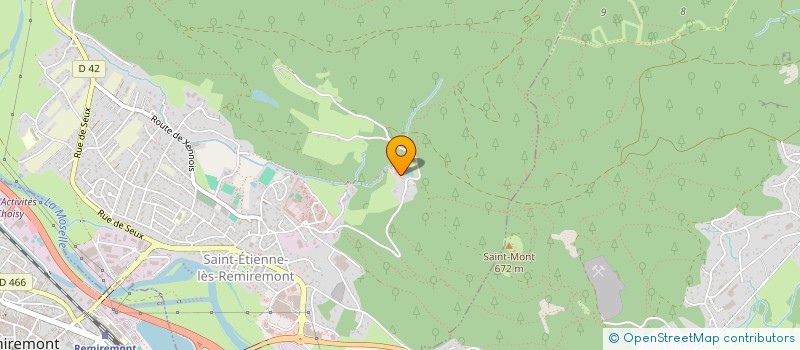 localisation de l'entreprise AUBERGE DE ST ROMARY  SAINT-ETIENNE-LES-REMIREMONT