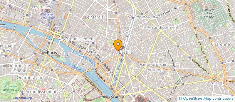 localisation de l'entreprise AUBERGE DE VENISE BASTILLE  PARIS