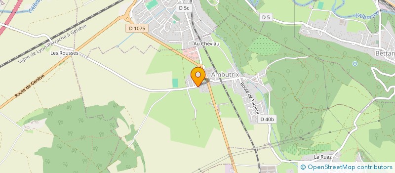 localisation de l'entreprise AUBERGE DES ALLYMES à AMBERIEU-EN-BUGEY