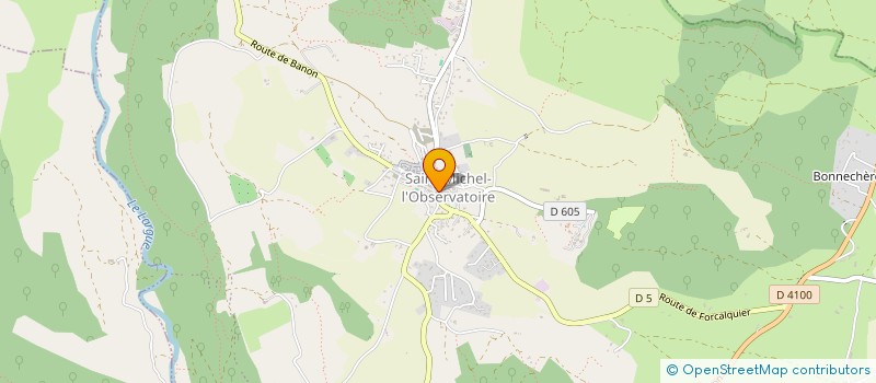 localisation de l'entreprise AUBERGE DES COUPOLES à SAINT-MICHEL-L'OBSERVATOIRE