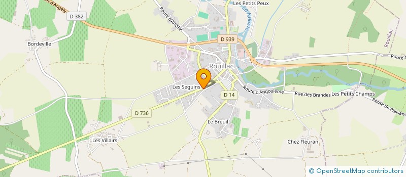 localisation de l'entreprise AUBERGE DES FINS BOIS à ROUILLAC