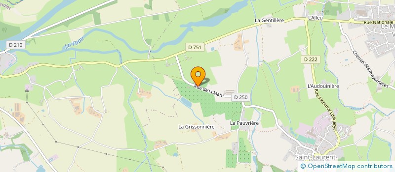 localisation de l'entreprise AUBERGE DES LUTINS à MAUGES-SUR-LOIRE