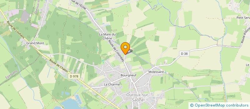 localisation de l'entreprise AUBERGE DES PLATES  ABERGEMENT STE COLOMBE L