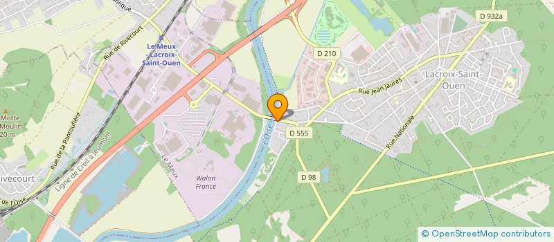 localisation de l'entreprise AUBERGE DU BAC à LACROIX-SAINT-OUEN