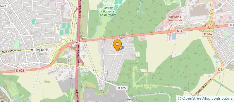 localisation de l'entreprise AUBERGE DU BOIS FLEURI  CLAYE-SOUILLY