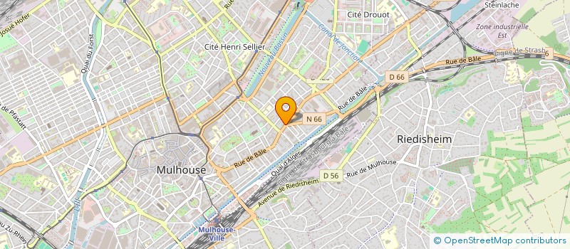 localisation de l'entreprise AUBERGE DU BOUCHER  MULHOUSE