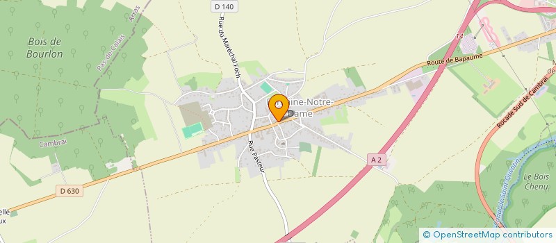 localisation de l'entreprise AUBERGE DU CENTRE à FONTAINE-NOTRE-DAME