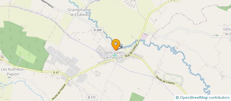 localisation de l'entreprise AUBERGE DU CHEVAL BLANC  MEZIDON VALLEE D'AUGE