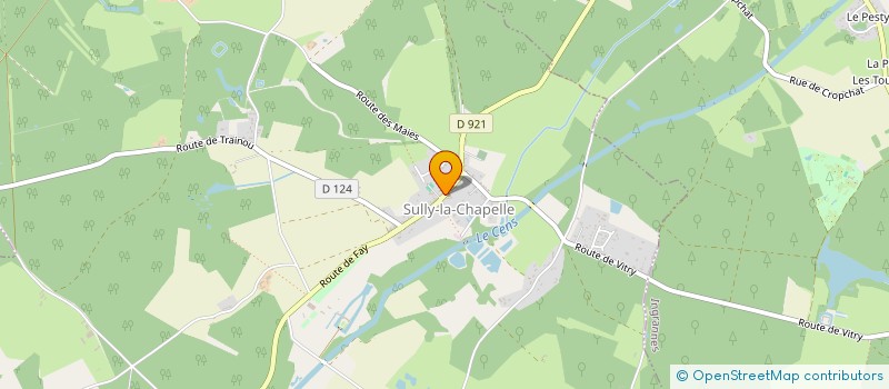 localisation de l'entreprise AUBERGE DU CHEVAL BLANC à SULLY-LA-CHAPELLE