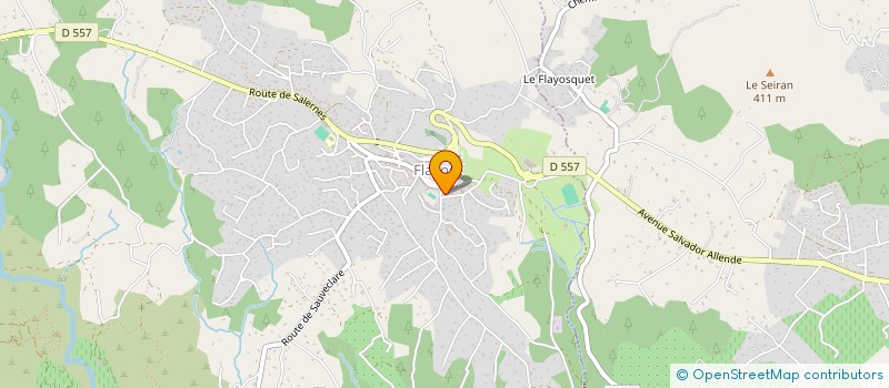 localisation de l'entreprise AUBERGE DU CIGALON  FLAYOSC