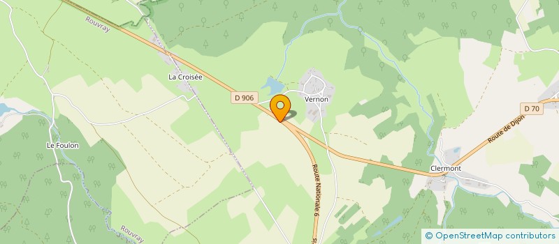 localisation de l'entreprise AUBERGE DU CROT MARC à LA CHAPELLE-AUX-CHASSES