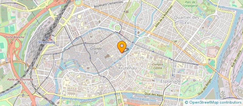 localisation de l'entreprise AUBERGE DU FLAMMEKUECHE à STRASBOURG