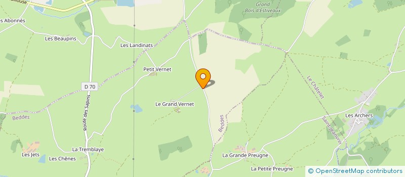 localisation de l'entreprise AUBERGE DU GRAND VERNET SARL  BEDDES