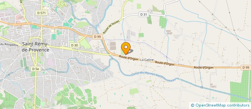 localisation de l'entreprise AUBERGE DU MAS DE NIERNE à SAINT-REMY-DE-PROVENCE