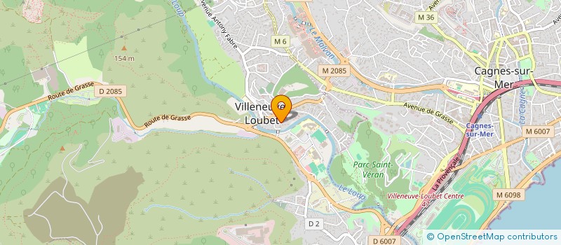localisation de l'entreprise AUBERGE DU MOULIN  VILLENEUVE-LOUBET