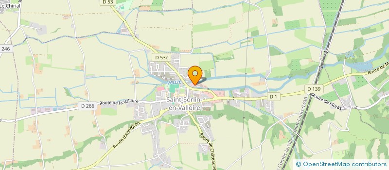 localisation de l'entreprise AUBERGE DU MOULIN  SAINT-SORLIN-EN-VALLOIRE