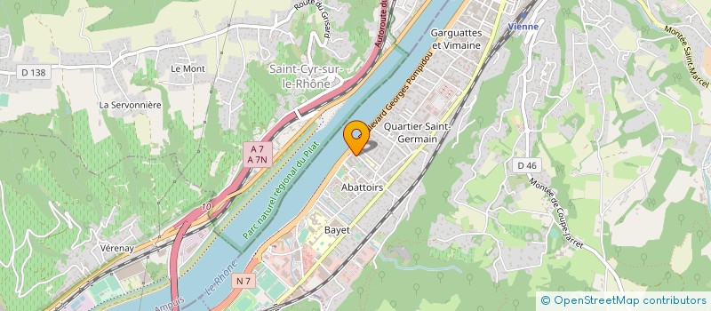 localisation de l'entreprise AUBERGE DU MULTIVERS à VIENNE
