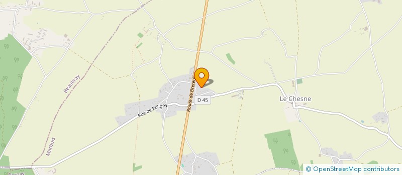 localisation de l'entreprise AUBERGE DU PARC  MARBOIS